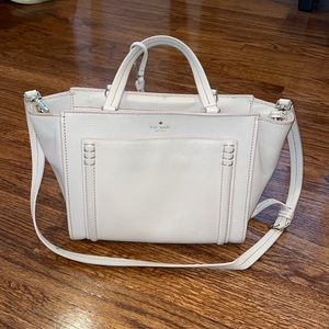 Cream colored Kate Spade purse